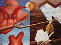 Zwischen Tag und Nacht, 1977, Öl-Leinen, 40x30